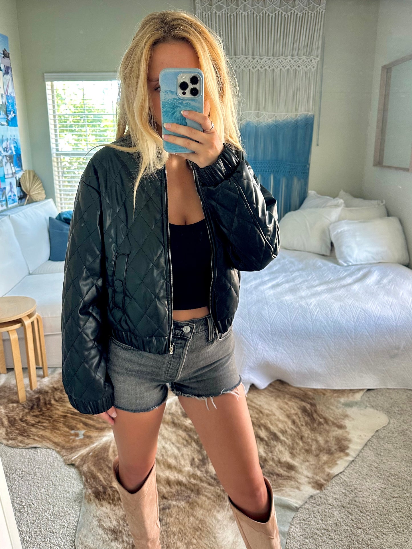 i walk the line bomber jacket