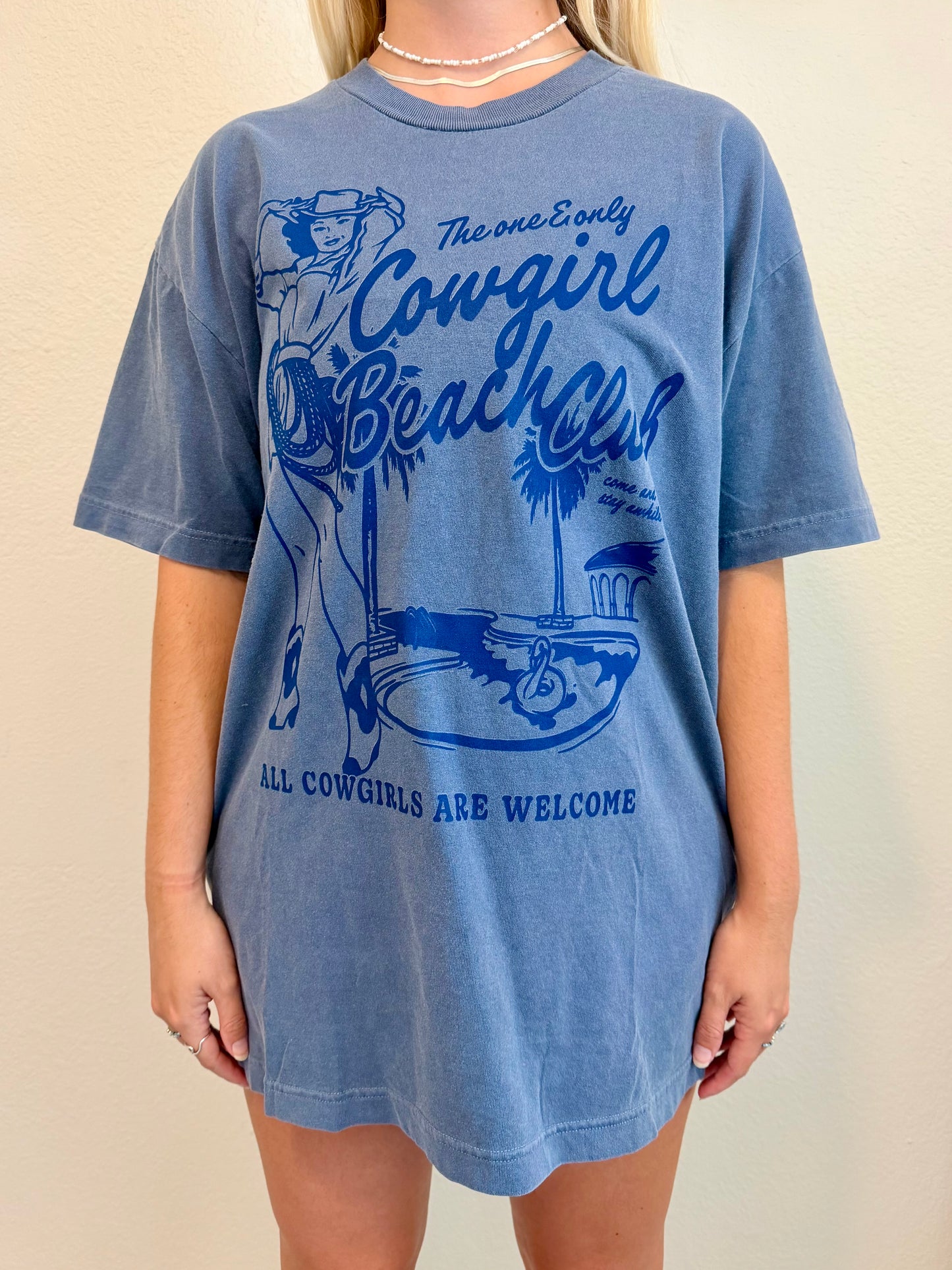 cowgirl beach club tee