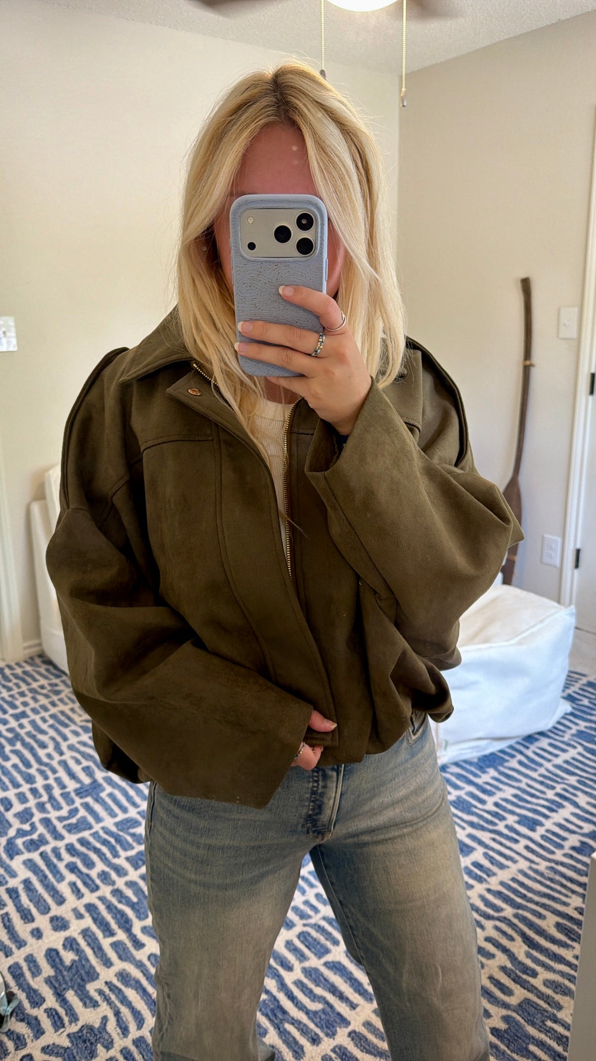 back in the saddle suede jacket