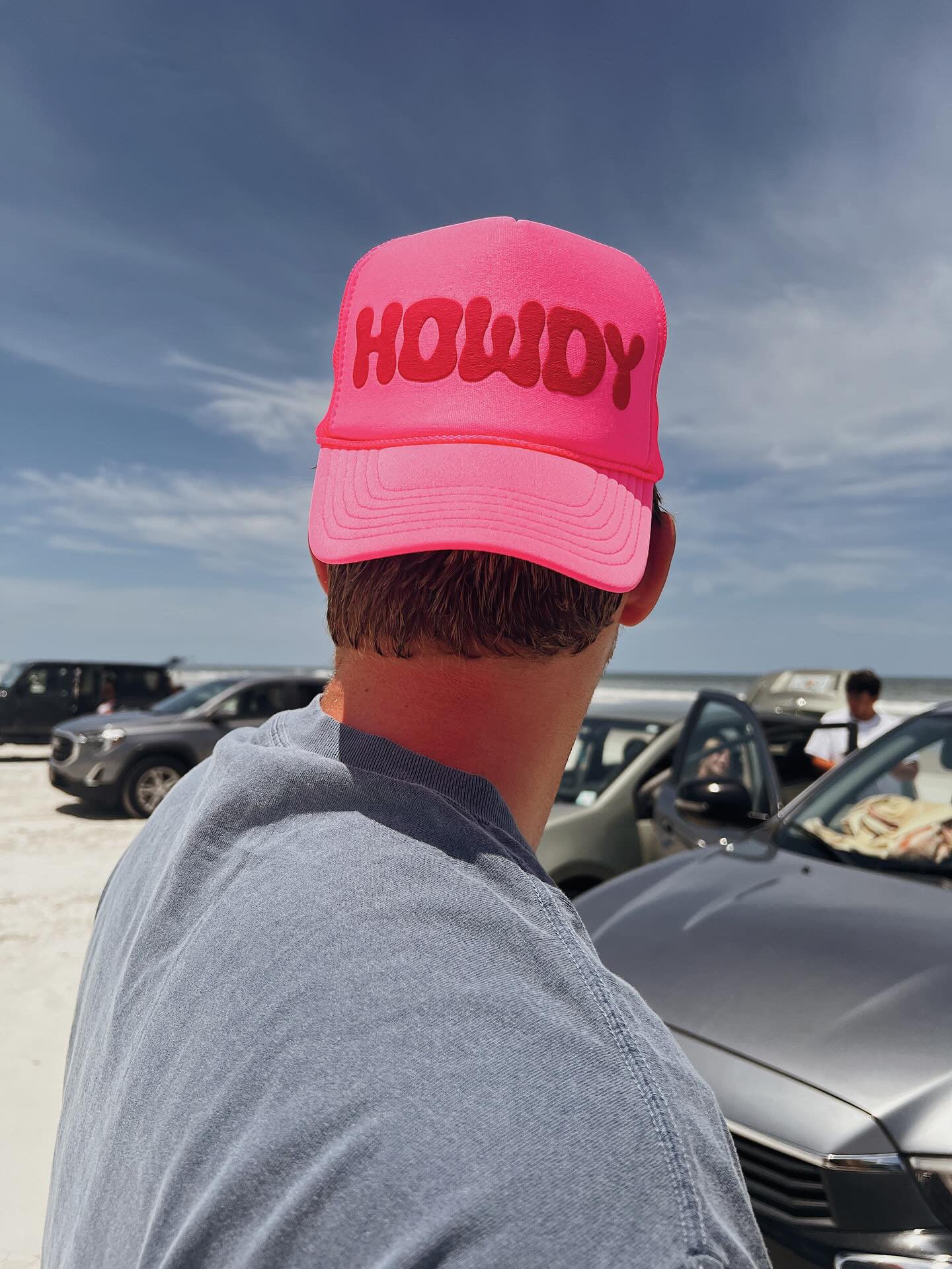 howdy trucker hat