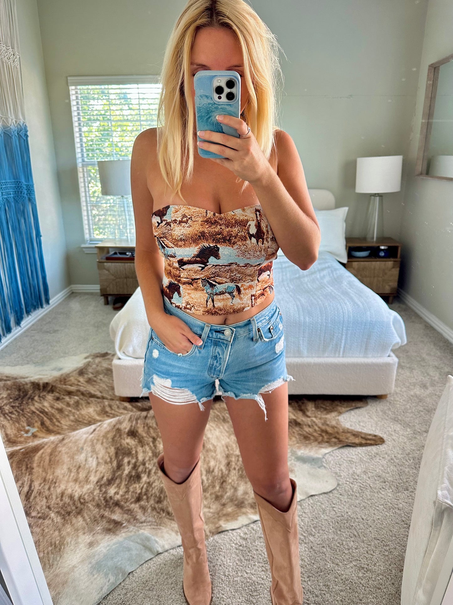 wild horses corset top