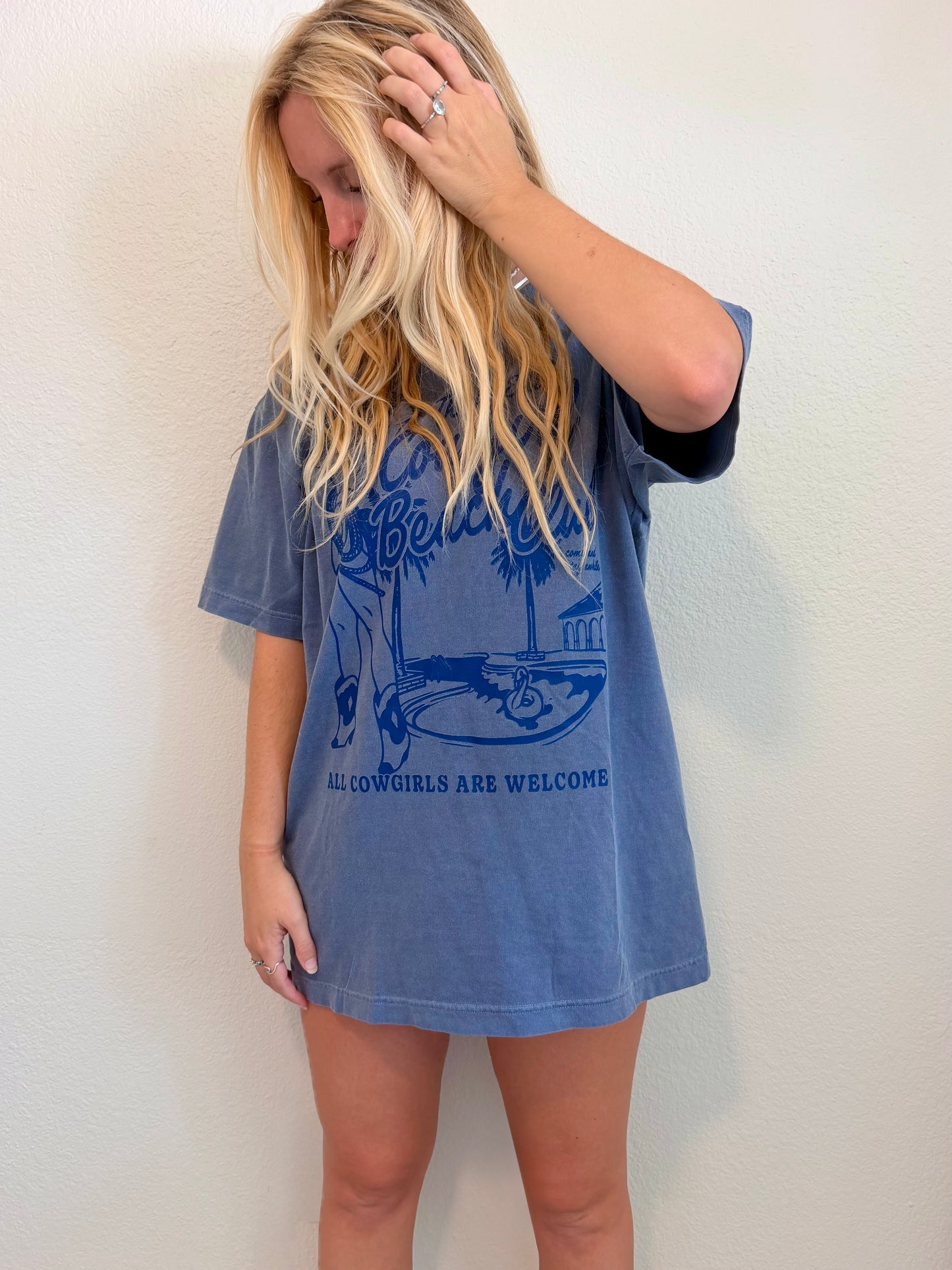cowgirl beach club tee